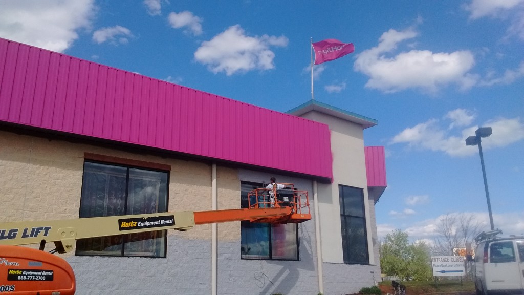 Rug and Home Department Store painting / Gaffney SC. Retail Store