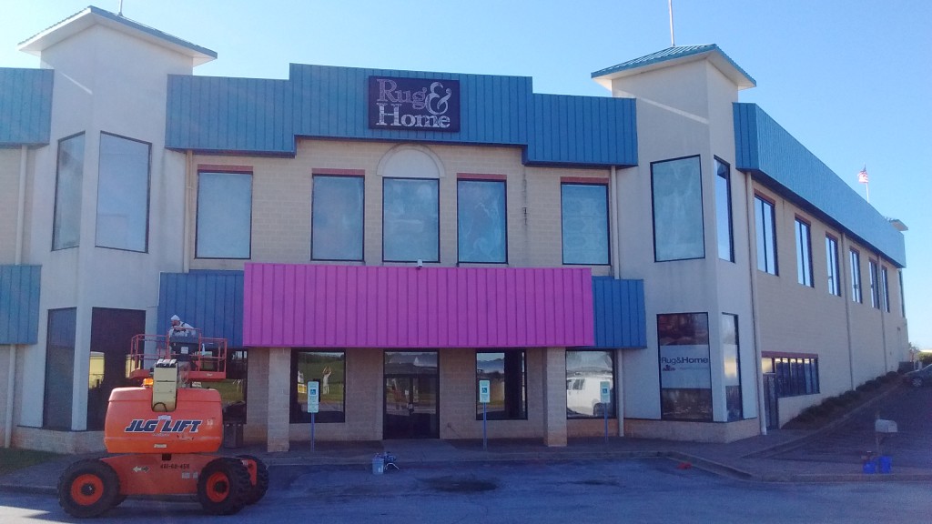 Rug and Home Department Store painting / Gaffney SC. Retail Store