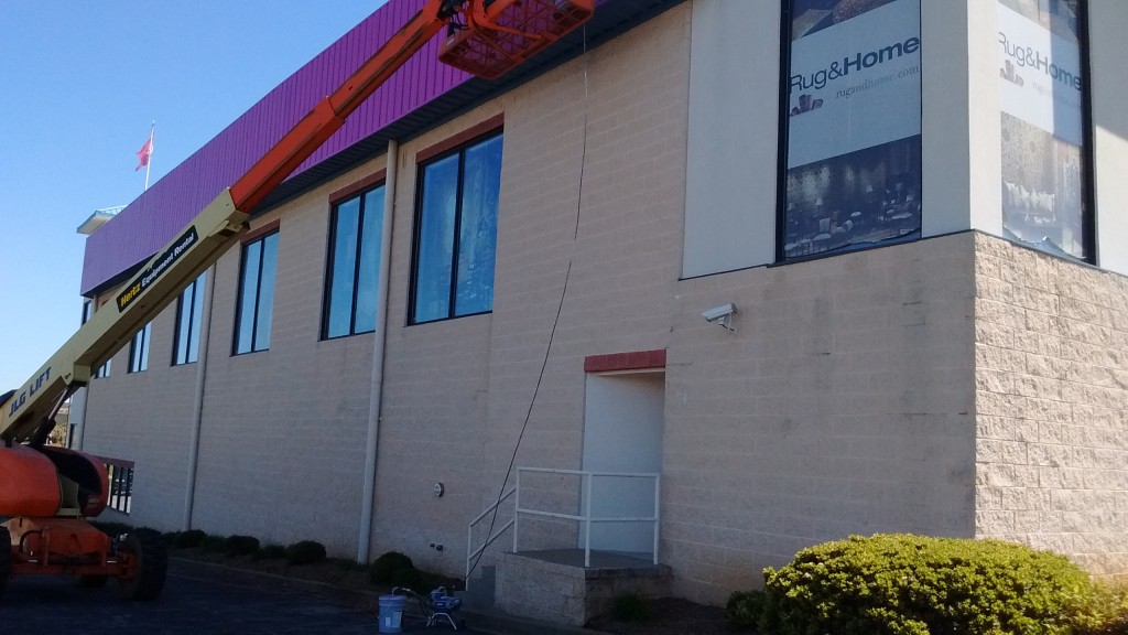 Rug and Home Department Store painting / Gaffney SC. Retail Store